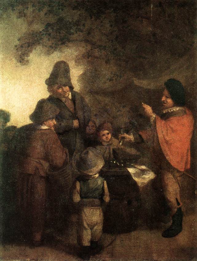 OSTADE, Adriaen Jansz. van The Stall-keeper sh